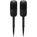 Black Waterproof Indoor and Outdoor Speakers, 2 Count Y313713
