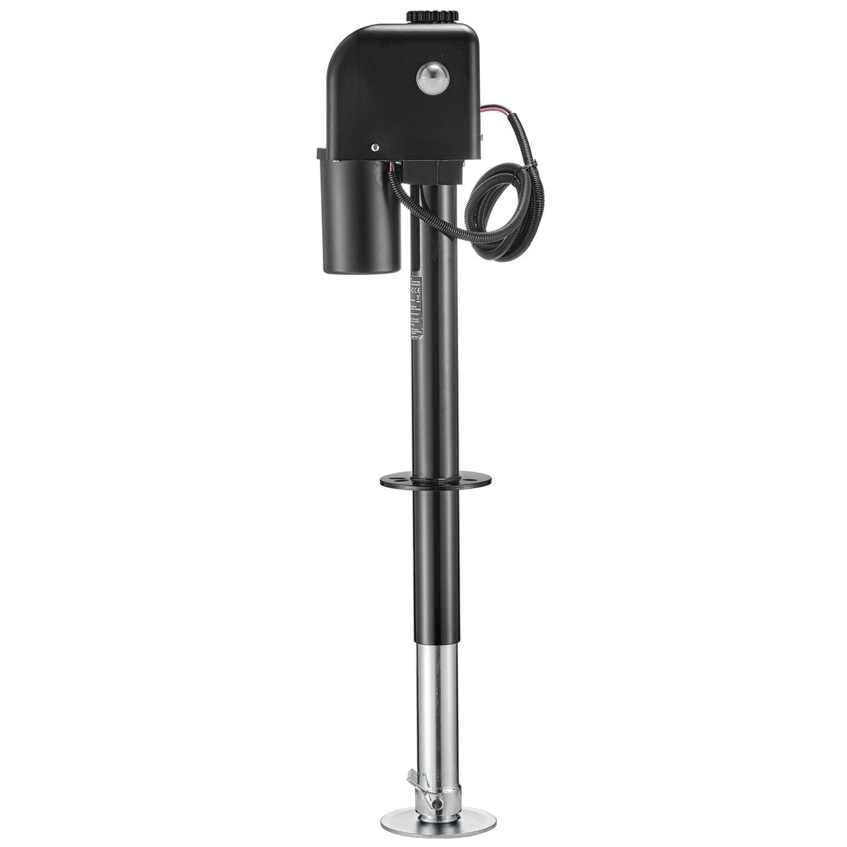 Electric Trailer Jack 7500 lbs Capacity 12V DC Black D390