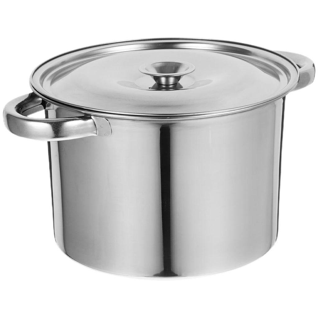 Stainless Steel Double Handle Soup Pot with Lid W571