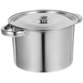 Stainless Steel Double Handle Soup Pot with Lid W571