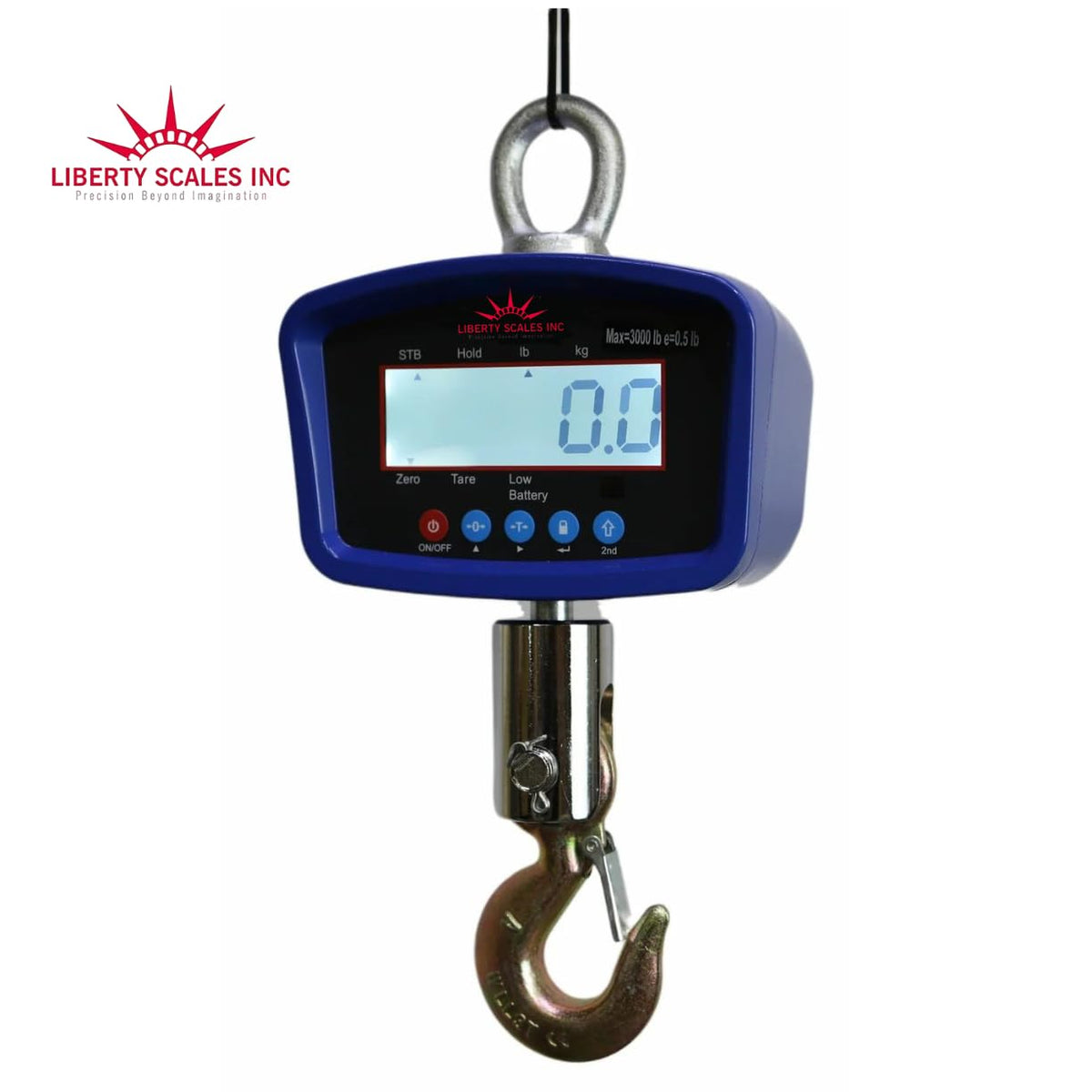 500 lb Digital Hanging Crane Scale with LCD Display Z29134