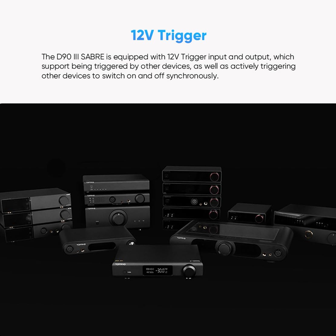 Full Balanced DAC ES9039SPRO DSD512 PCM 32bit/768kHz Black Y3617
