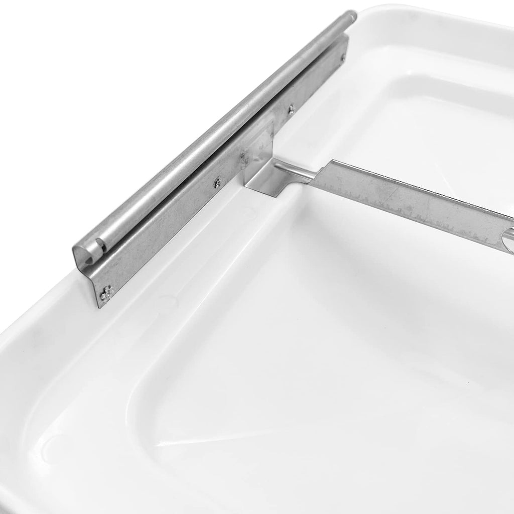 White 2Pcs 14" x 14" RV Roof Vent Lid Cover C422611