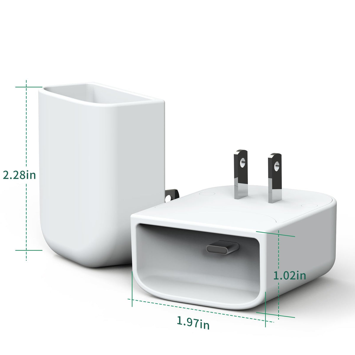 Wall Mount Bracket with Built-in Plug Q251