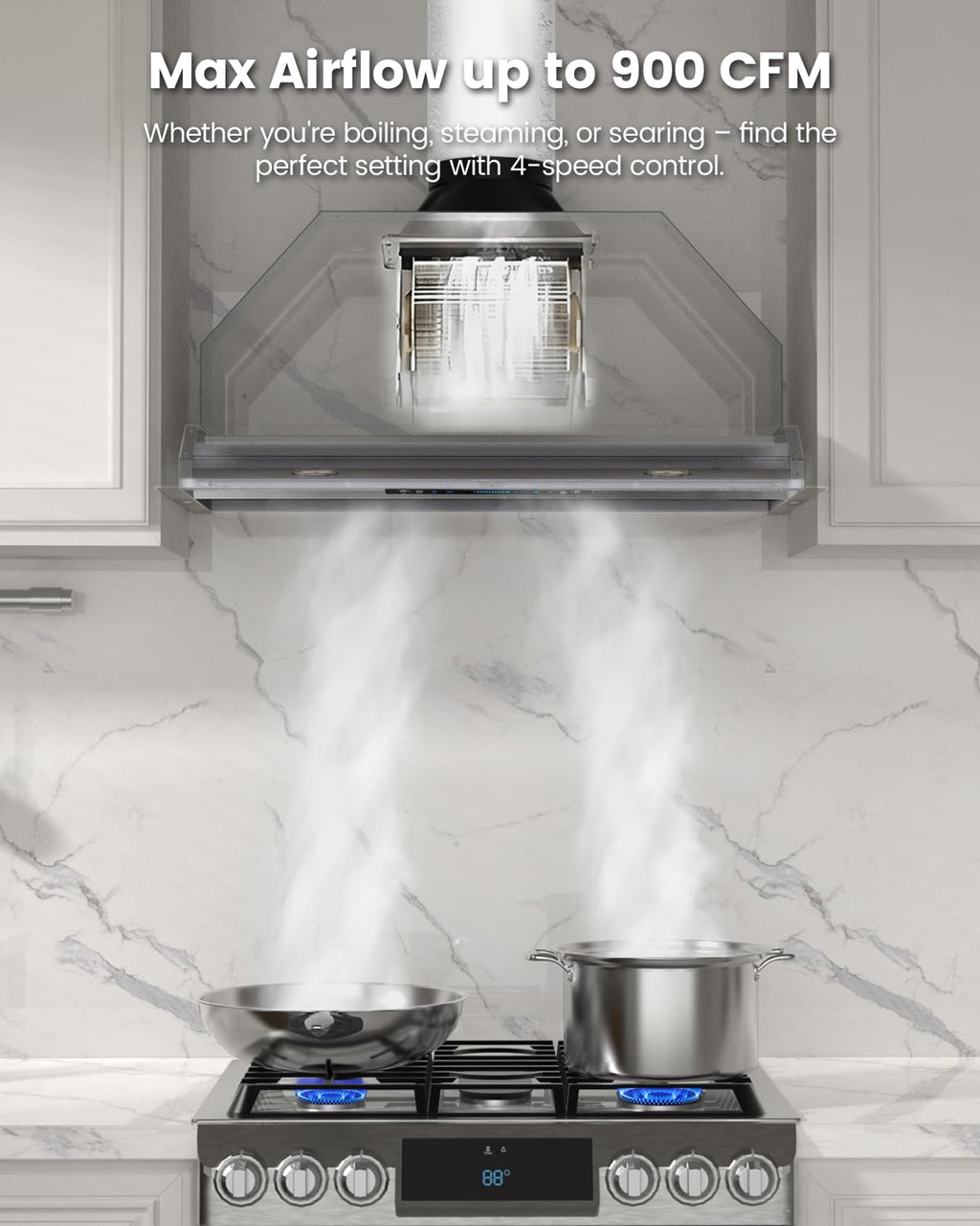 36 Inch 900 CFM Range Hood Insert S38419