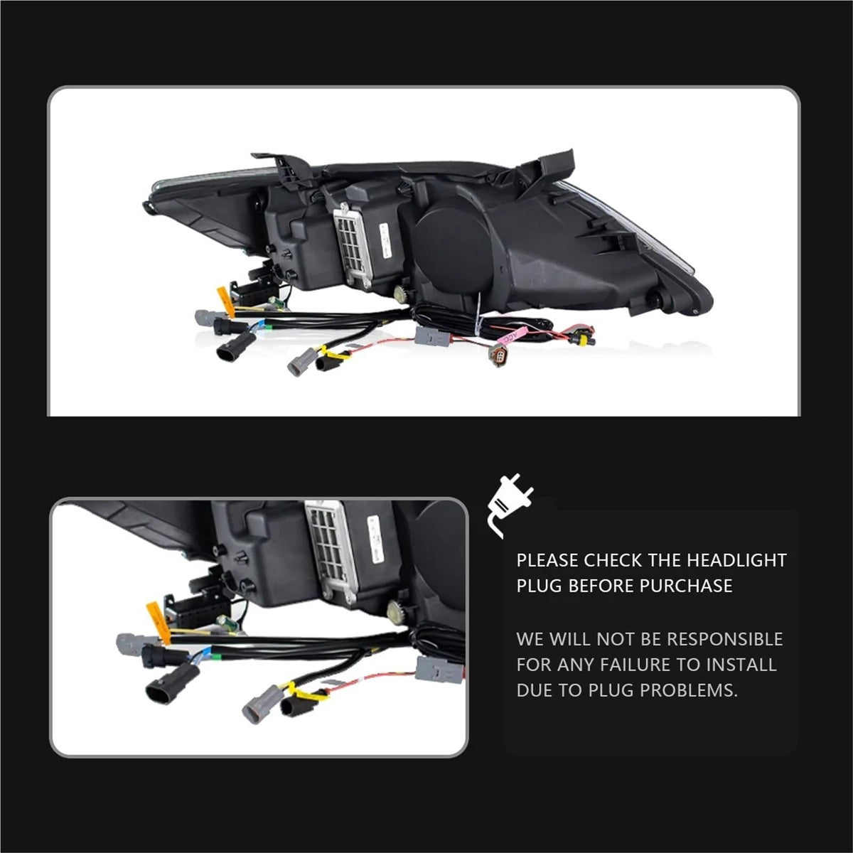 LED Head Lamp for Toyota Camry 2007-2011 S788