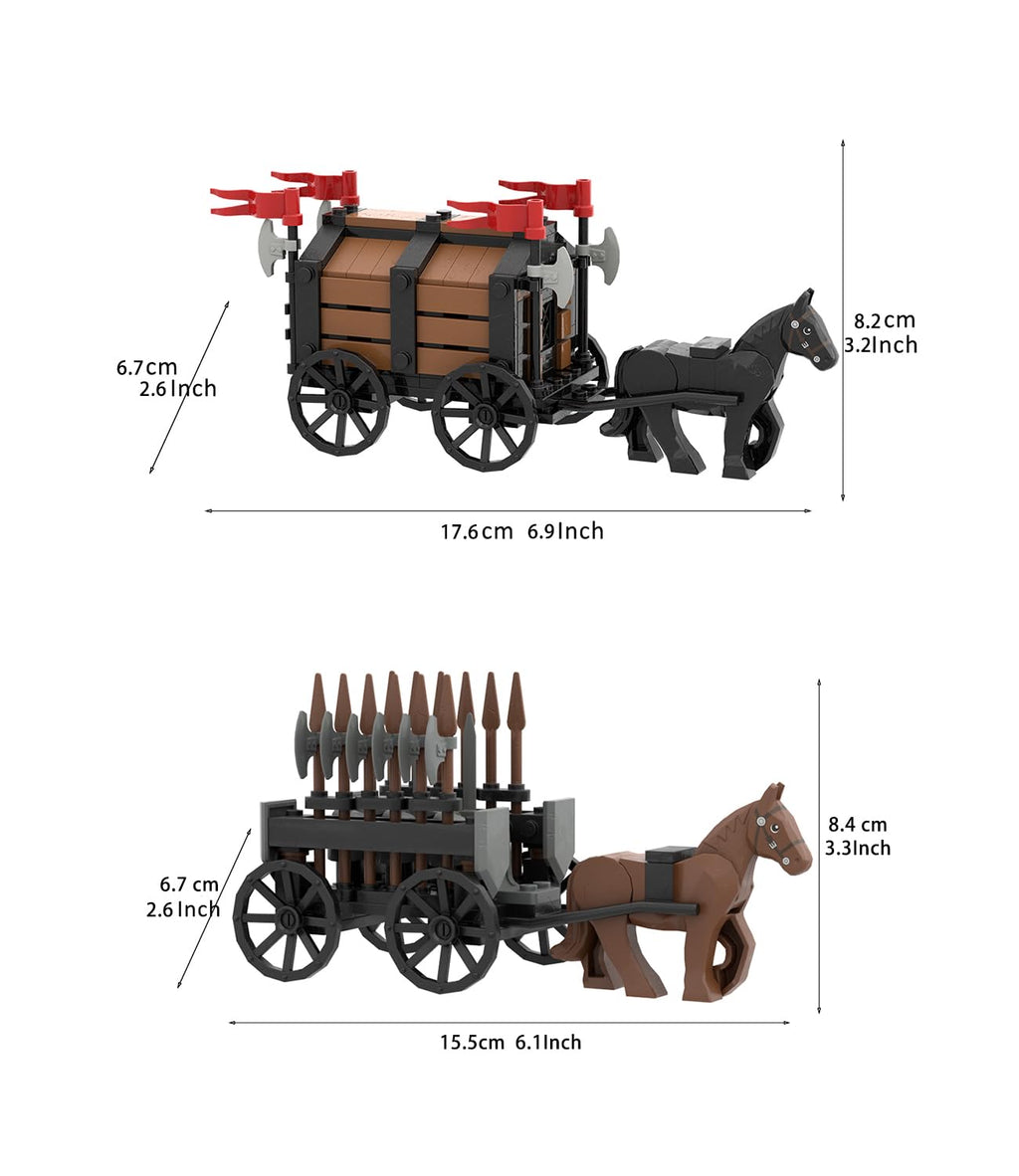 Medieval Carriage Building Blocks Y403