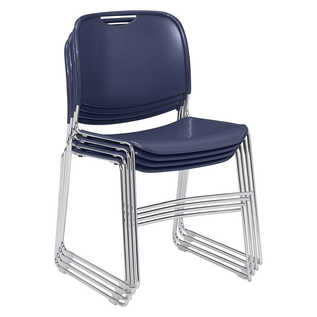 Navy Blue Stack Chair 4 Pack I622046