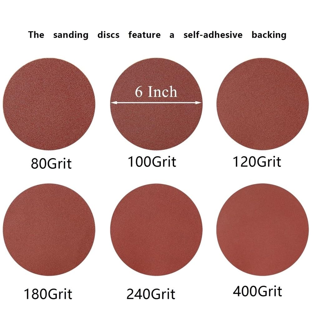 4 X 36 Inch Sanding Belt 6 Inch Self Stick Sanding Disc Set O71245