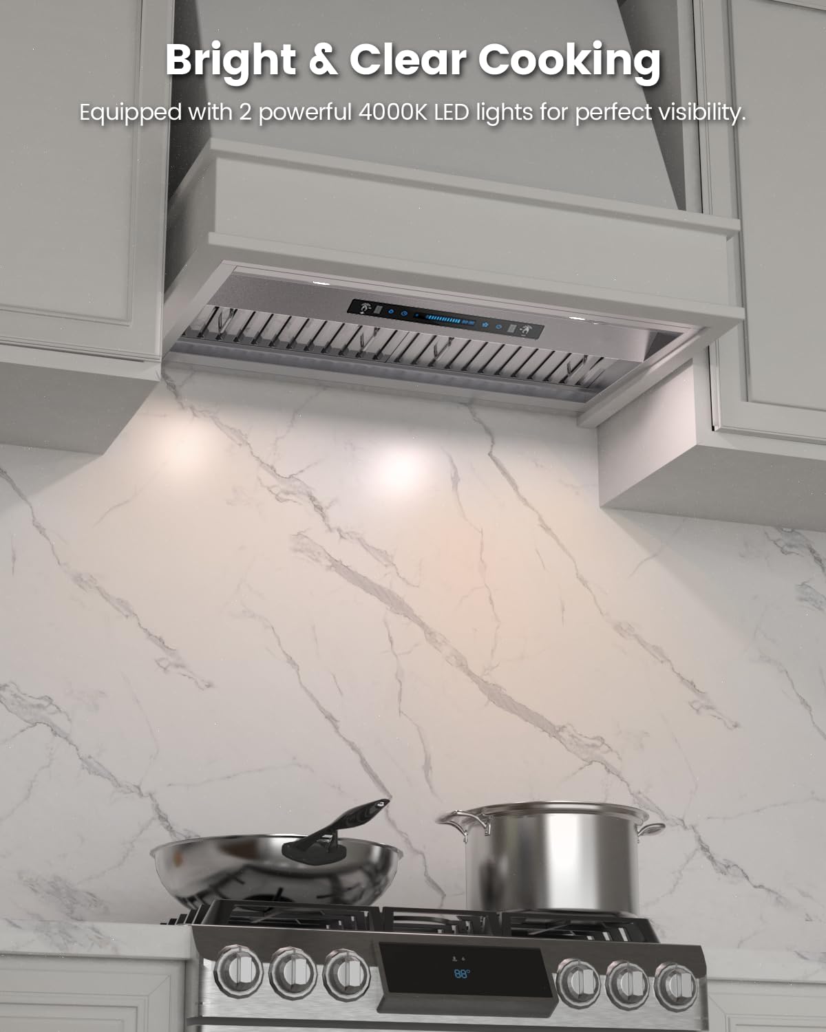 36 Inch 900 CFM Range Hood Insert S38419