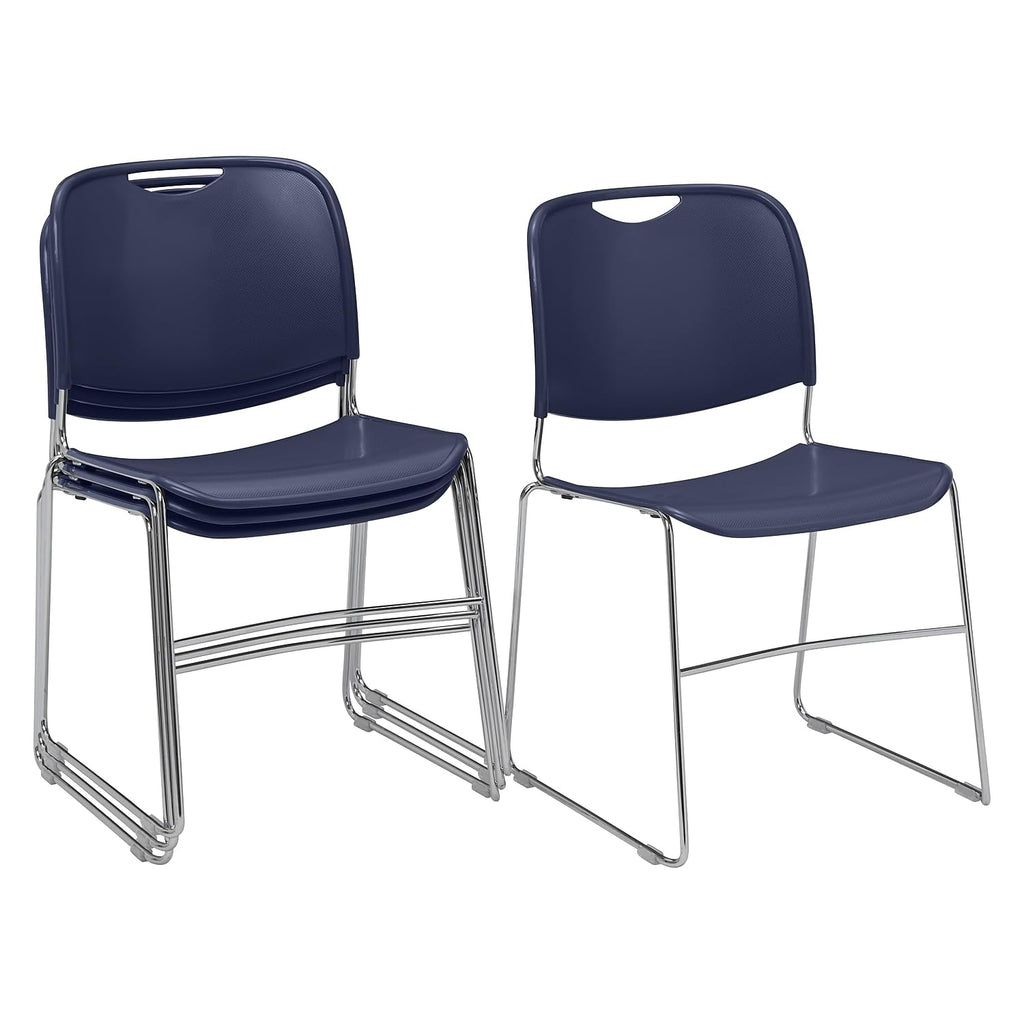 Navy Blue Stack Chair 4 Pack I622046