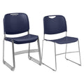 Navy Blue Stack Chair 4 Pack I622046
