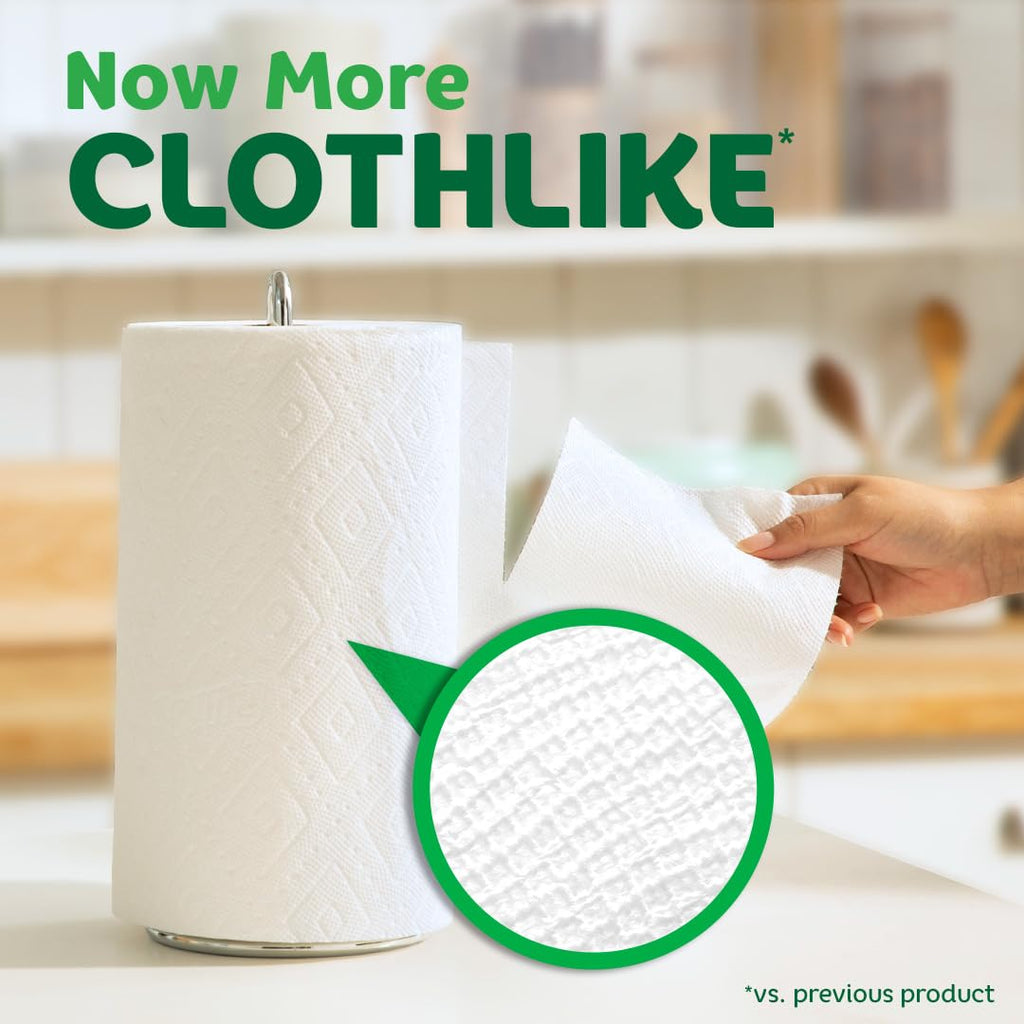 White Paper Towels, 6 Triple Rolls S342807