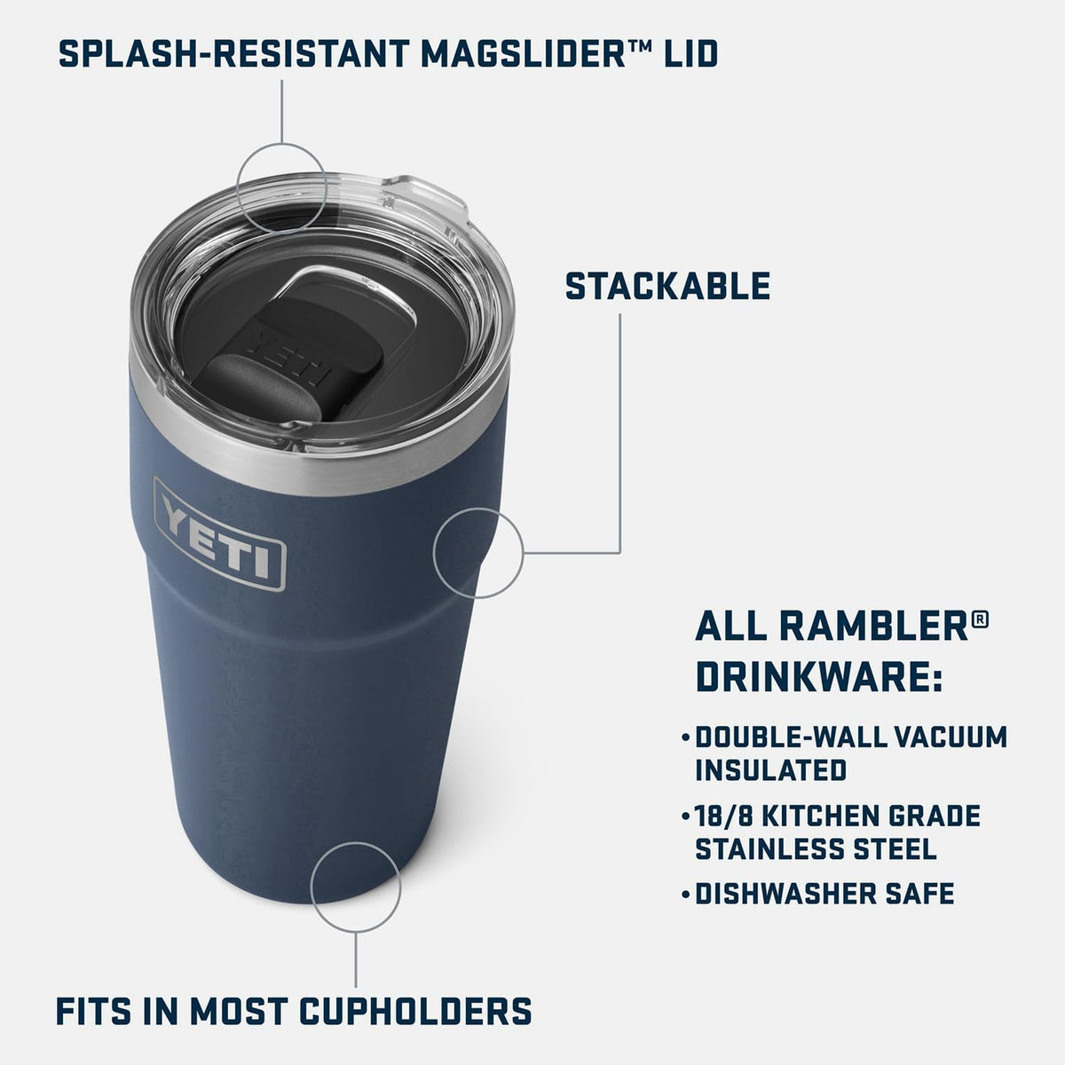 20 oz Stainless Steel Vacuum Insulated Tumbler Y8657