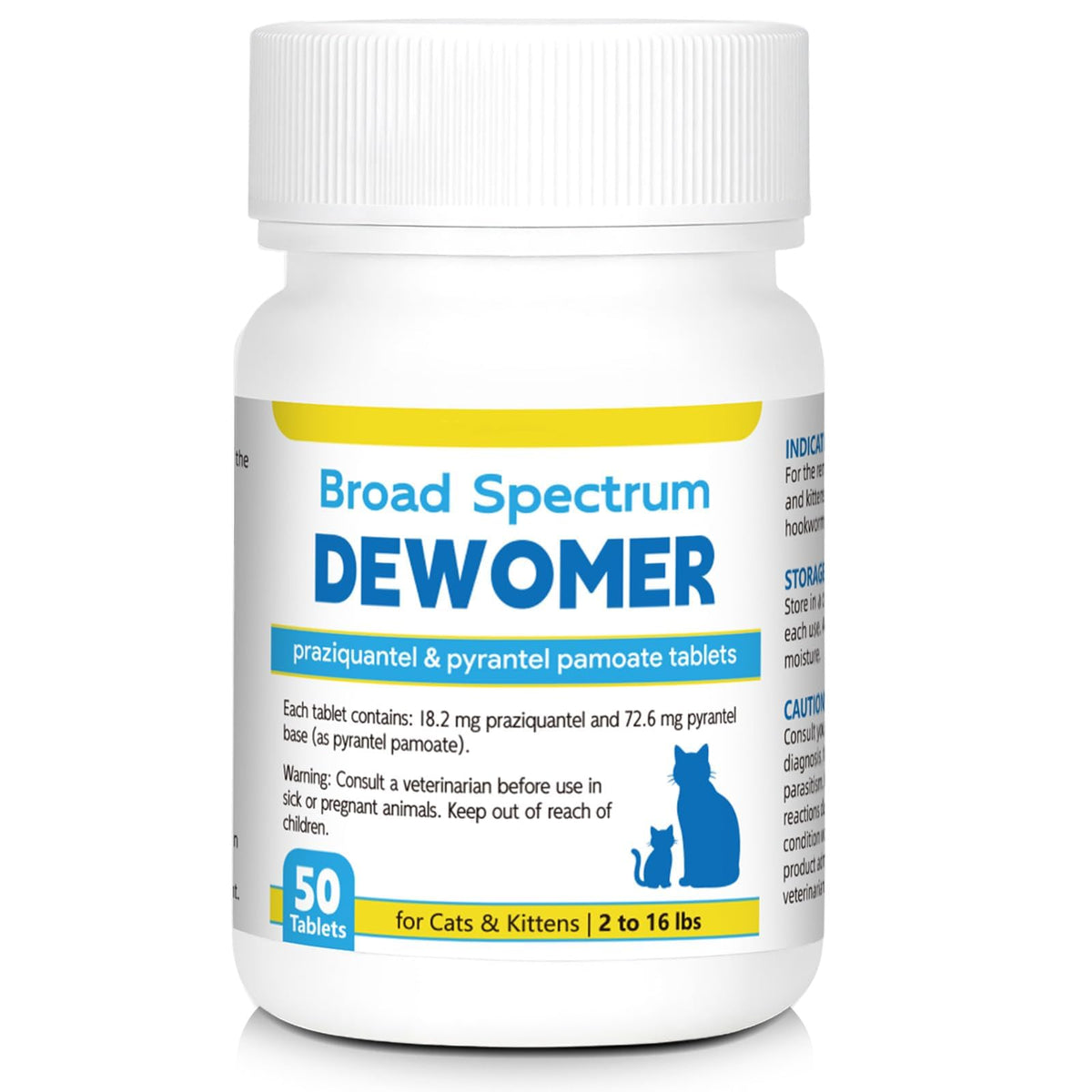 Cat and Kitten Dewormer 50 Tablets P9610