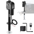 Electric Trailer Jack 7500 lbs Capacity 12V DC Black D390