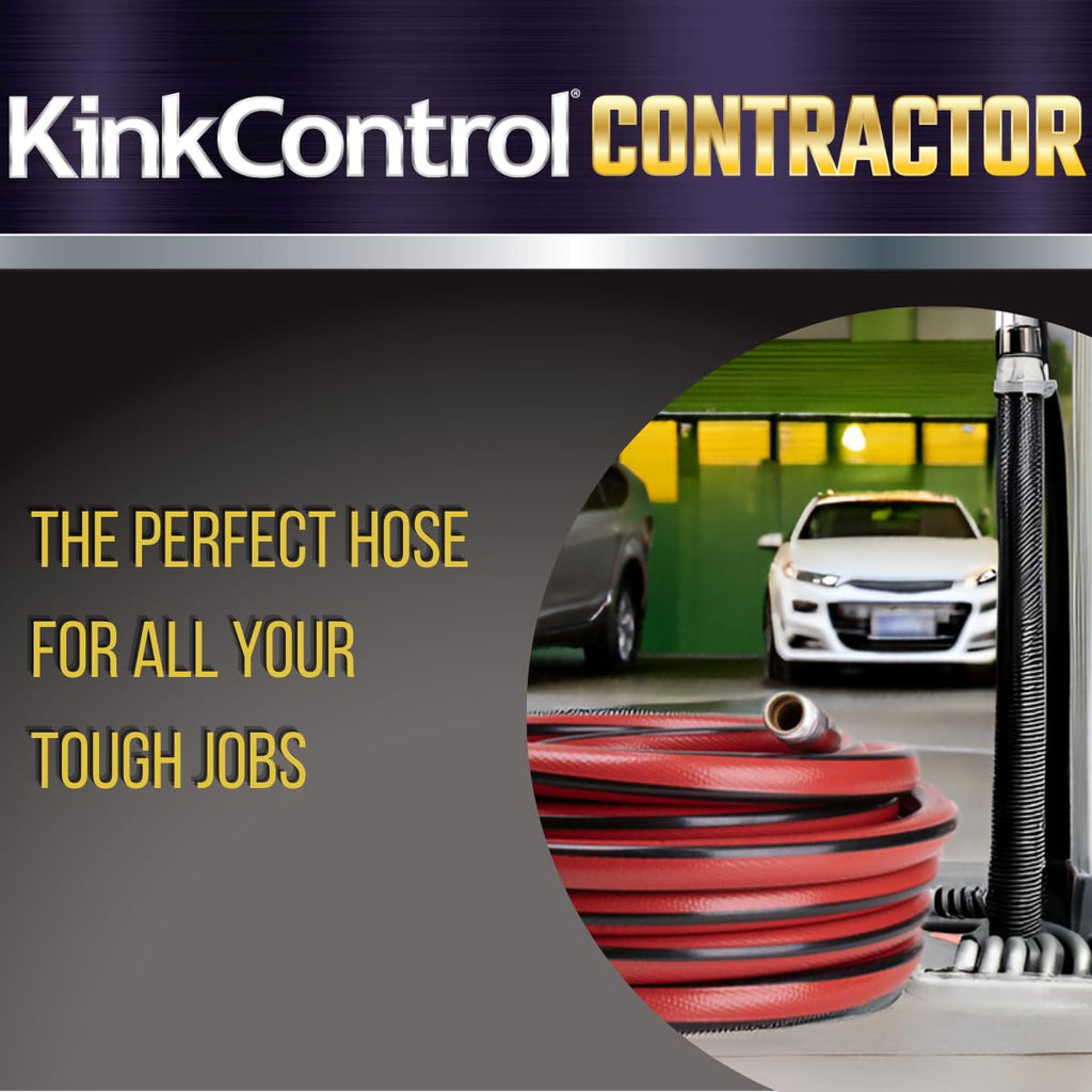 Contractor Grade Hose with Spring Coil and Crush Resistant Couplings 3/4 x 50 ft X518597