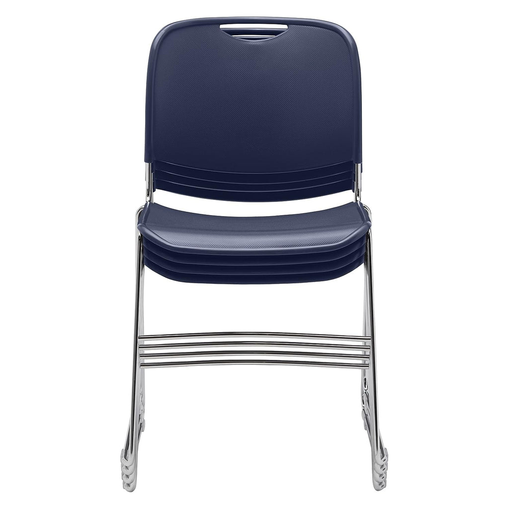 Navy Blue Stack Chair 4 Pack I622046