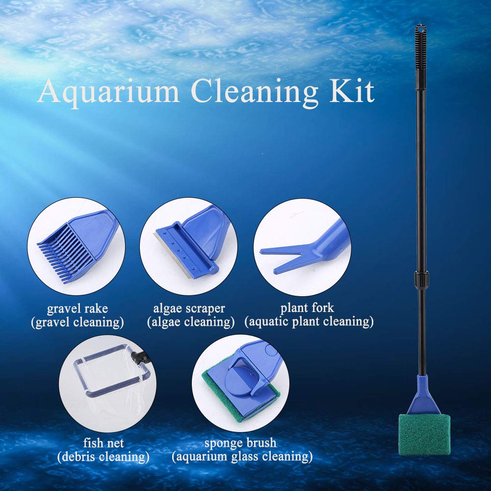 5 in 1 Retractable Aquarium Cleaning Kit O75998