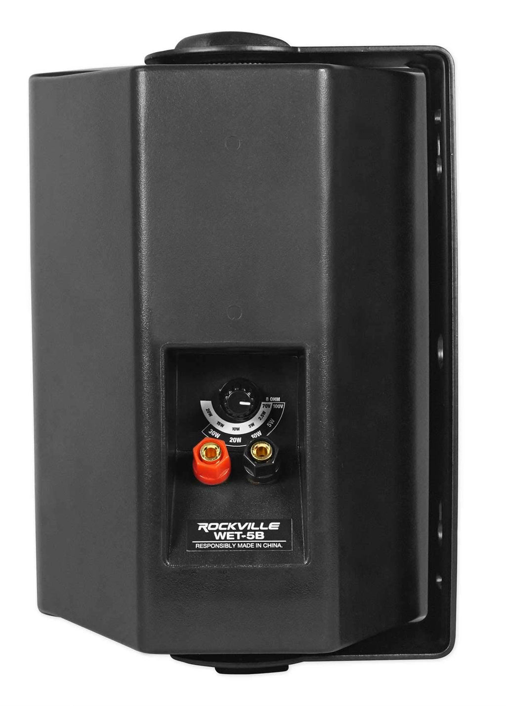 Black Indoor/Outdoor Wall Speaker, 2-Pack I413205