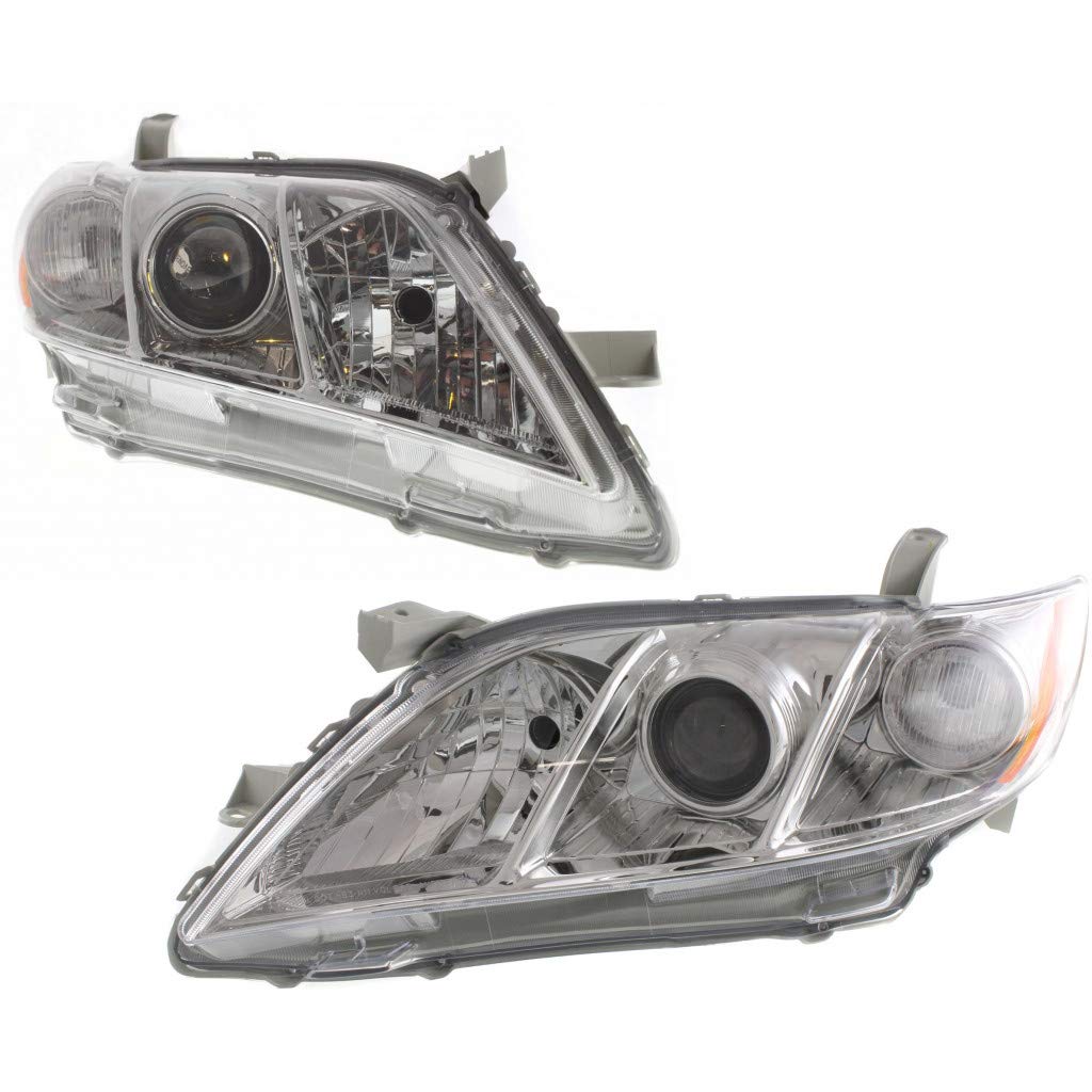 2007 2008 2009 Toyota Camry Headlight Assembly Pair Driver and Passenger Side DOT Certified S600
