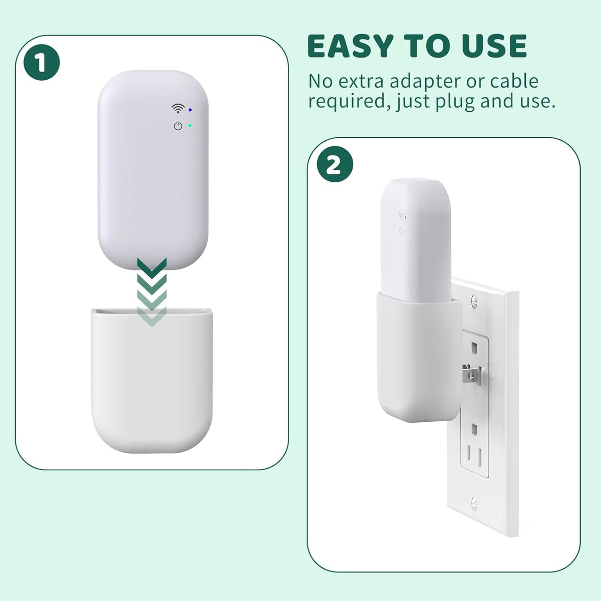 Wall Mount Bracket with Built-in Plug Q251