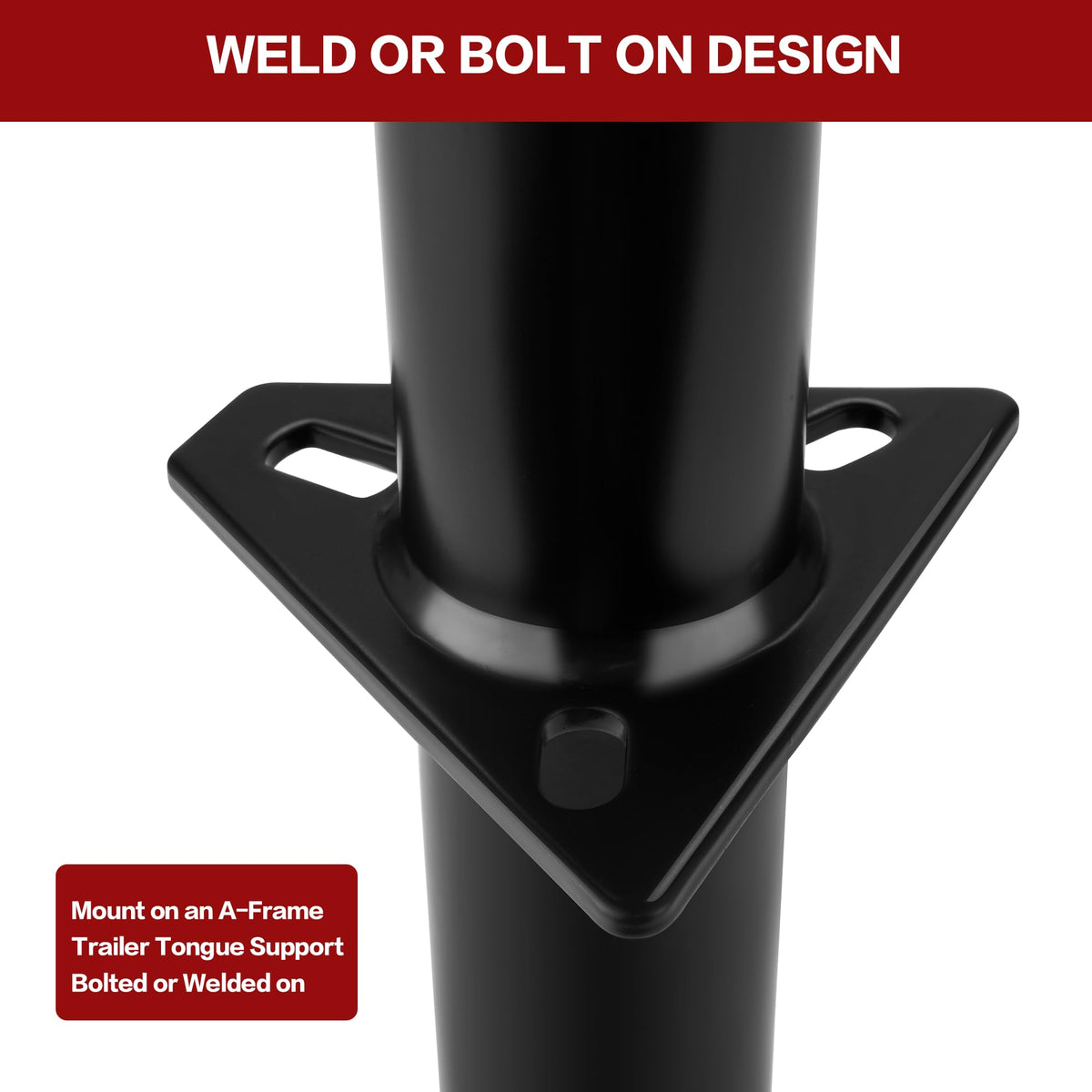 Heavy Duty 5000lbs A-Frame Trailer Jack with 15" Top-Wind Vertical Travel V146910