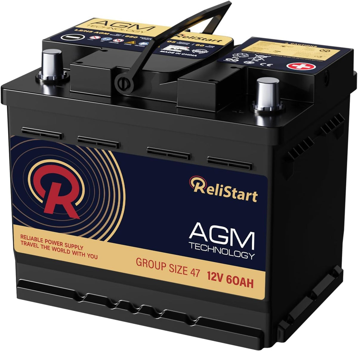 12V 60Ah 680CCA Automotive Battery N223