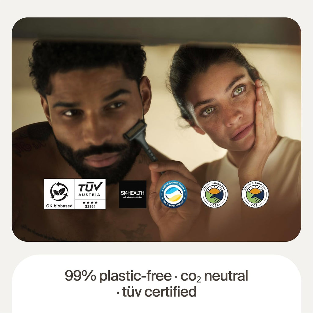 5 Plastic-Free Cartridges, 5 Blades O50255