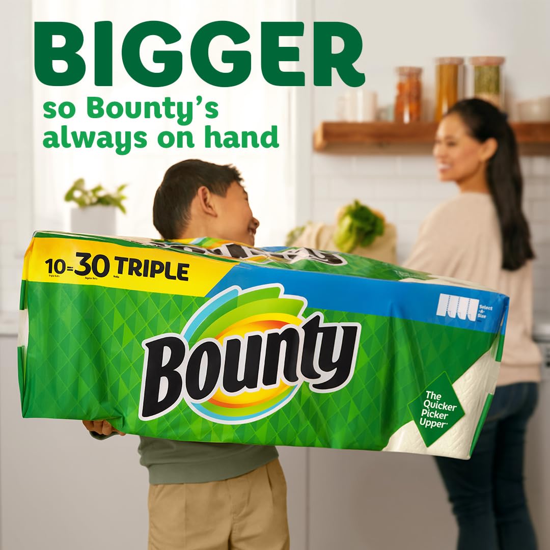 White Paper Towels, 6 Triple Rolls S342807