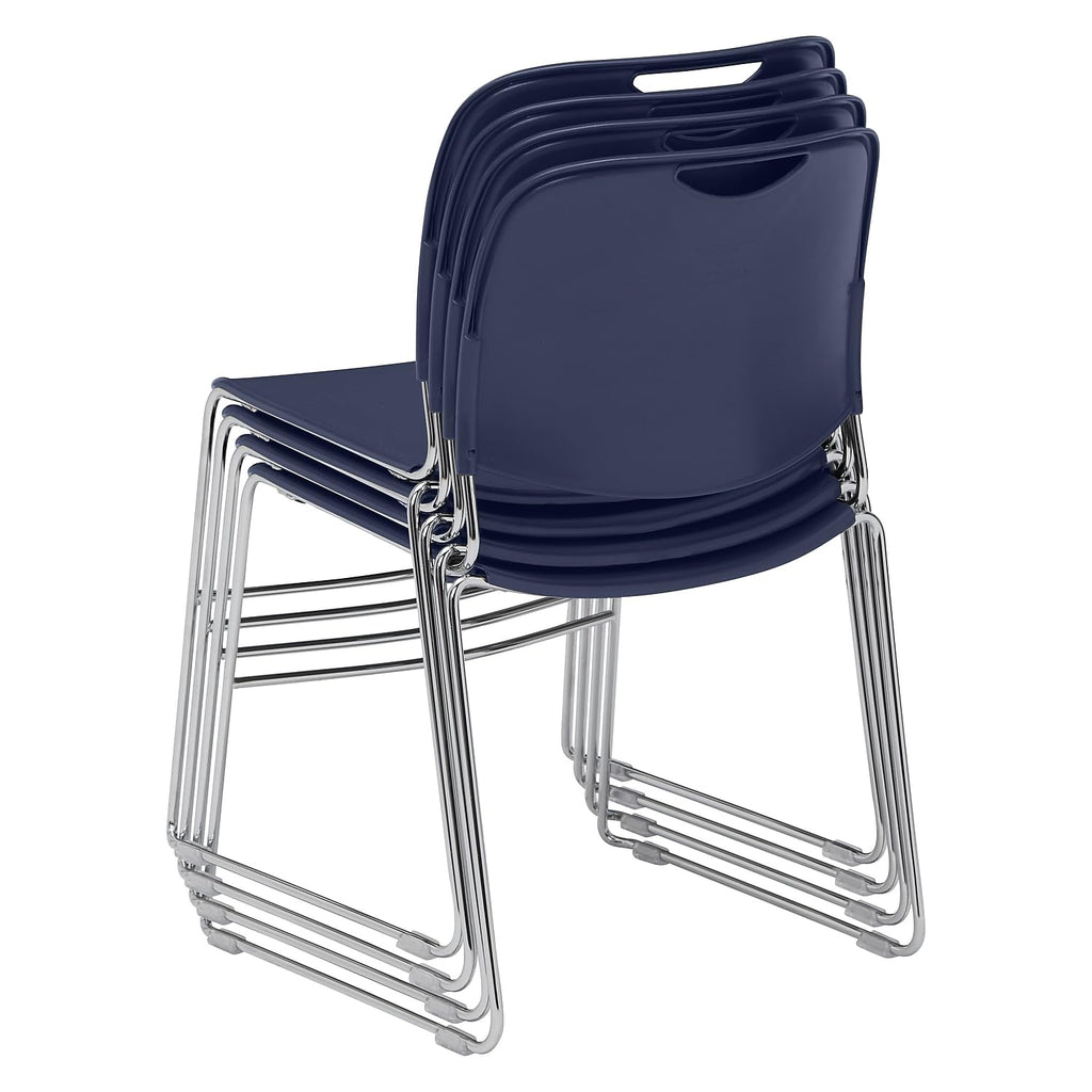 Navy Blue Stack Chair 4 Pack I622046