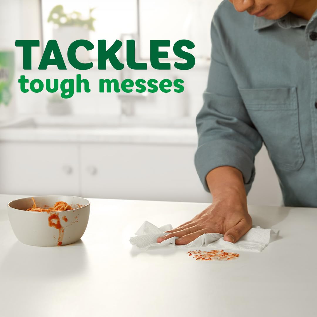 White Paper Towels, 6 Triple Rolls S342807