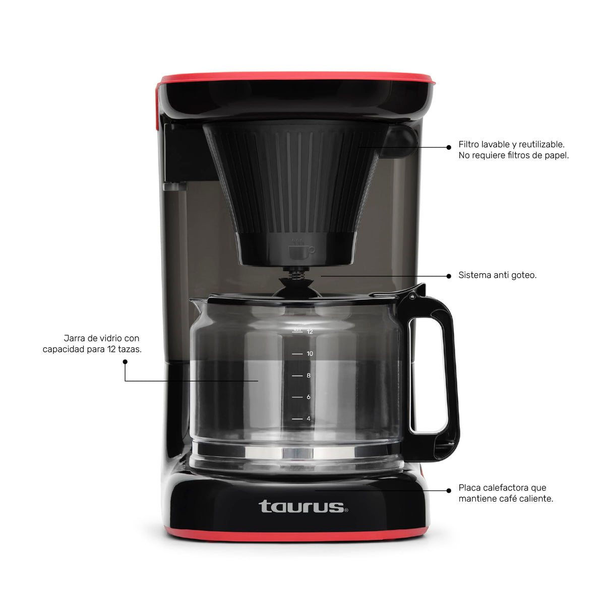 Black Velvet 12-Cup Drip Coffee Maker F27279