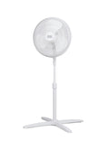 16-Inch Oscillating Pedestal Fan, 3 Speeds, White I5167