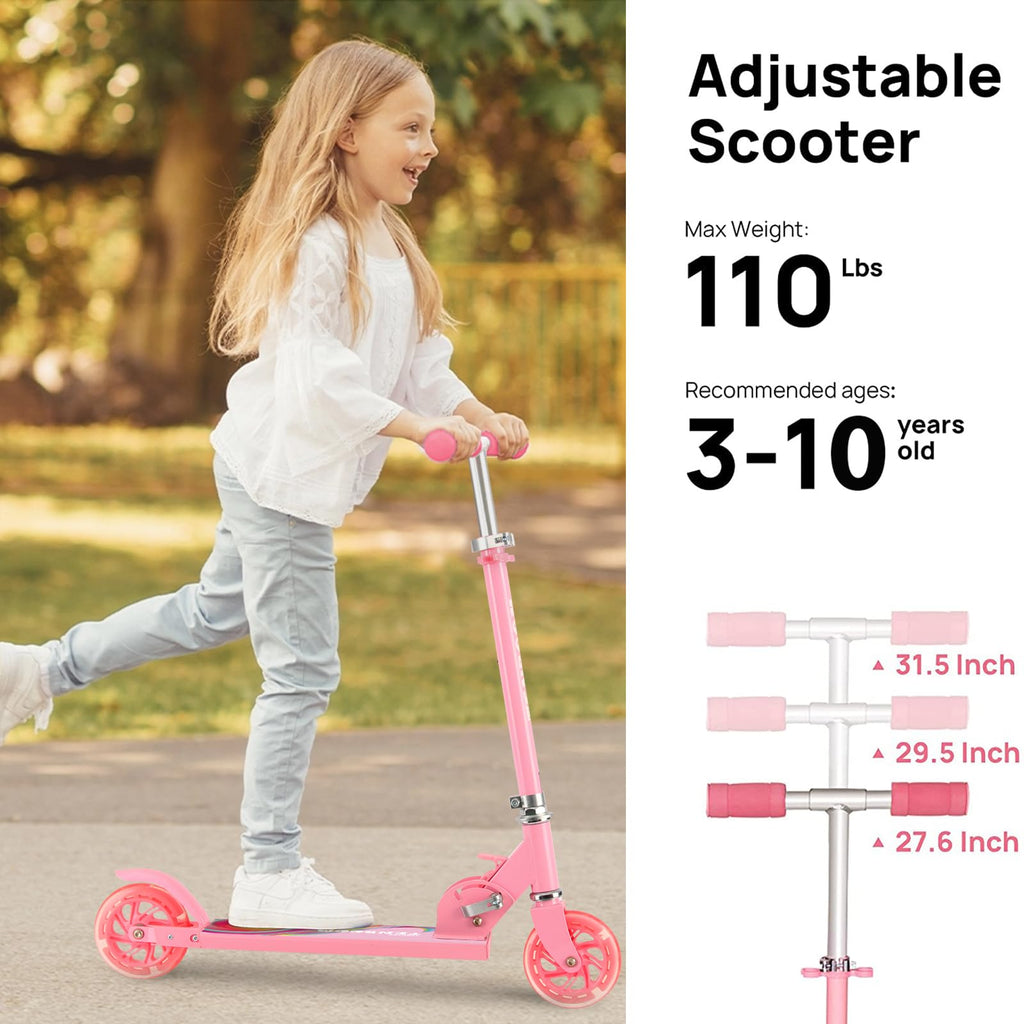 Folding Kids Scooter with Adjustable Handlebar I386