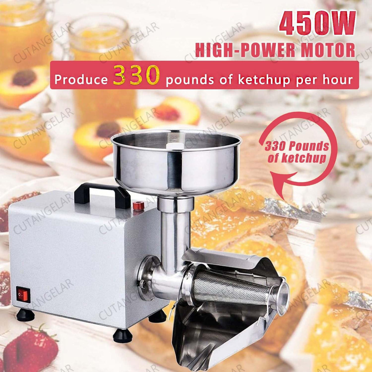 450W Food Grade Stainless Steel Ketchup Maker E327