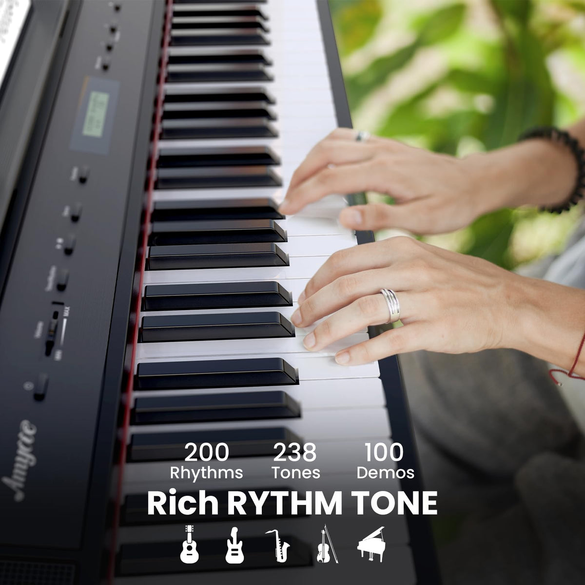 88-Key Weighted Hammer Action Digital Piano R2418
