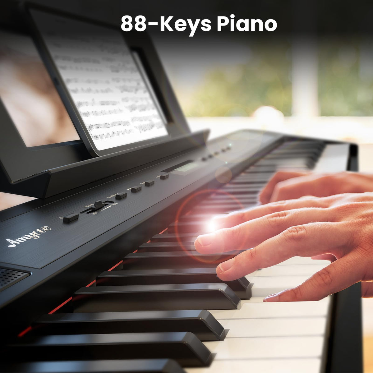 88-Key Weighted Hammer Action Digital Piano R2418
