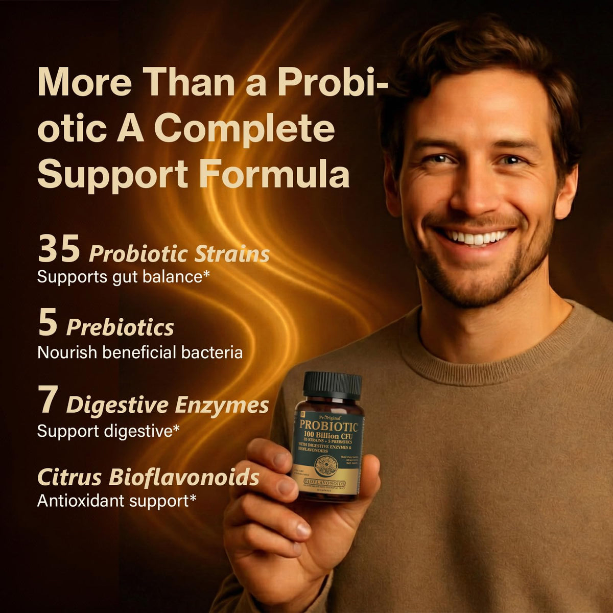 Probiotics 100 Billion CFU 35 Strains 60 Capsules F29776