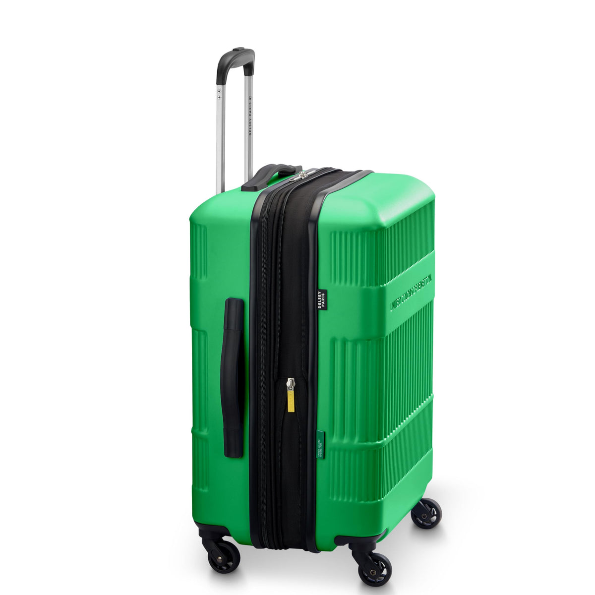Green Carry-On 20 Inch Hardside Expandable Luggage with Spinner Wheels C7054