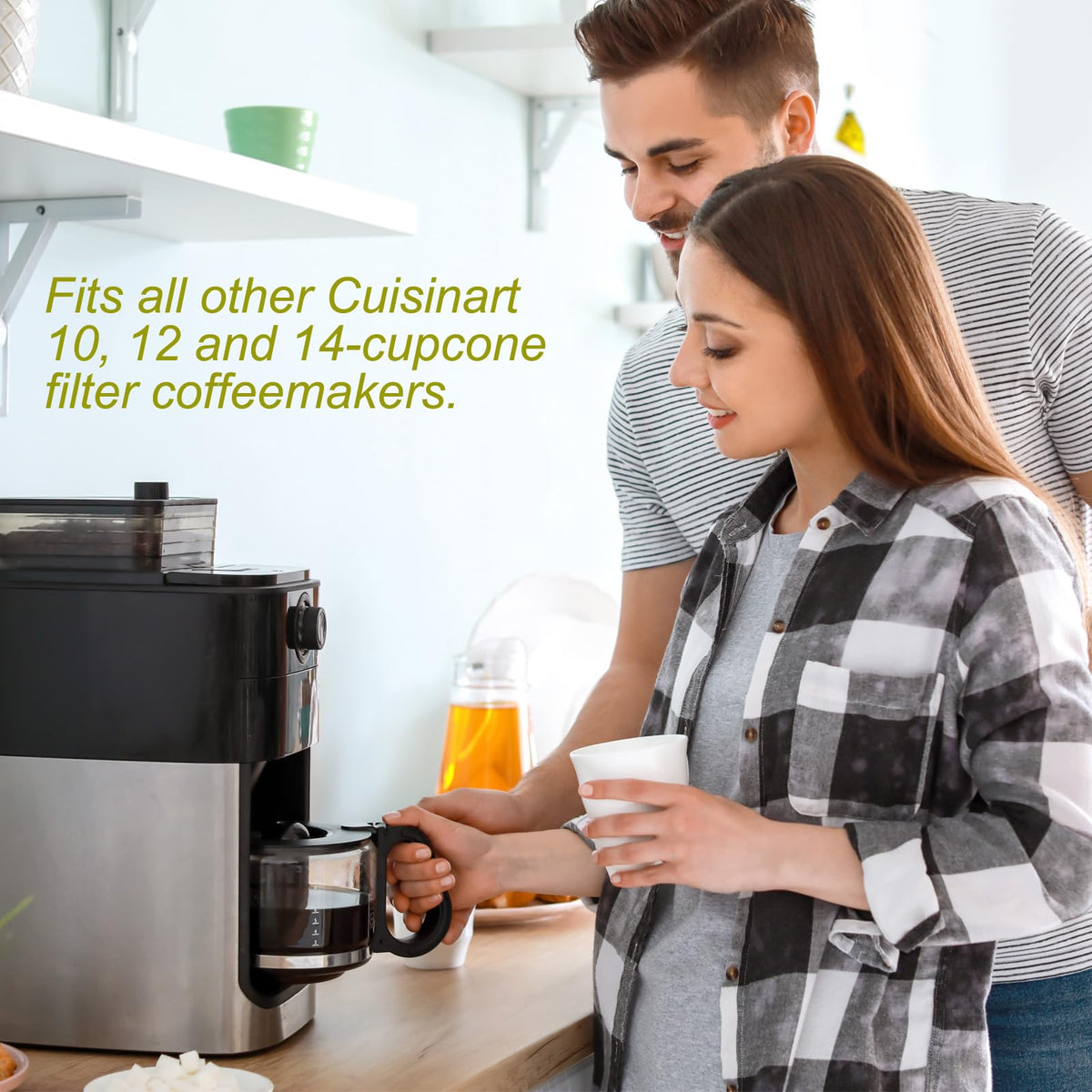 2 Pack Reusable Cone Coffee Filter X6597