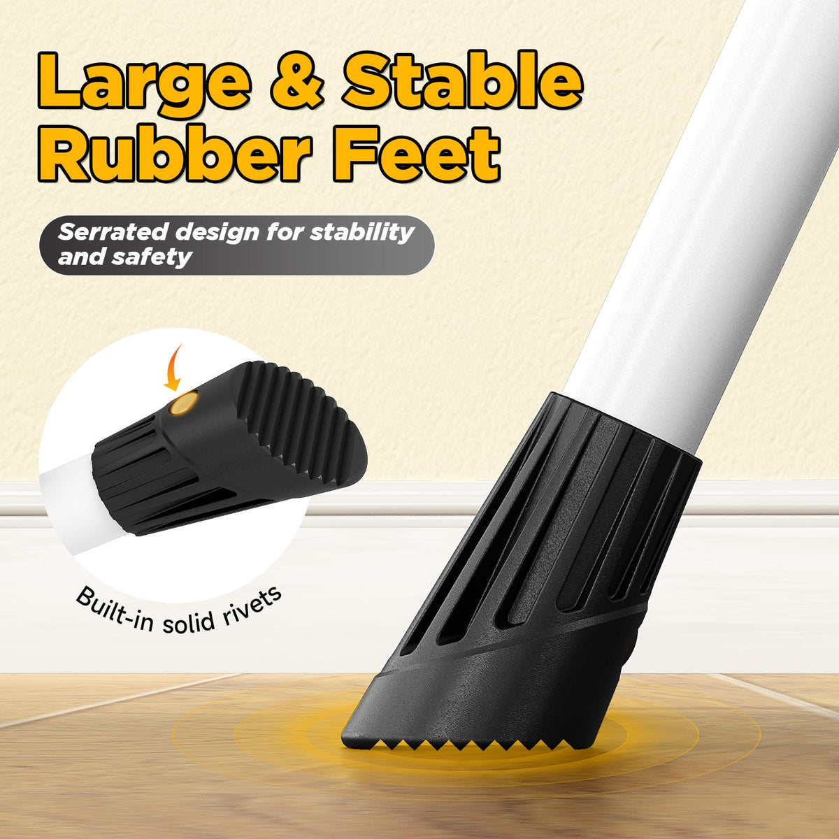 4 Step White Folding Step Stool V934063