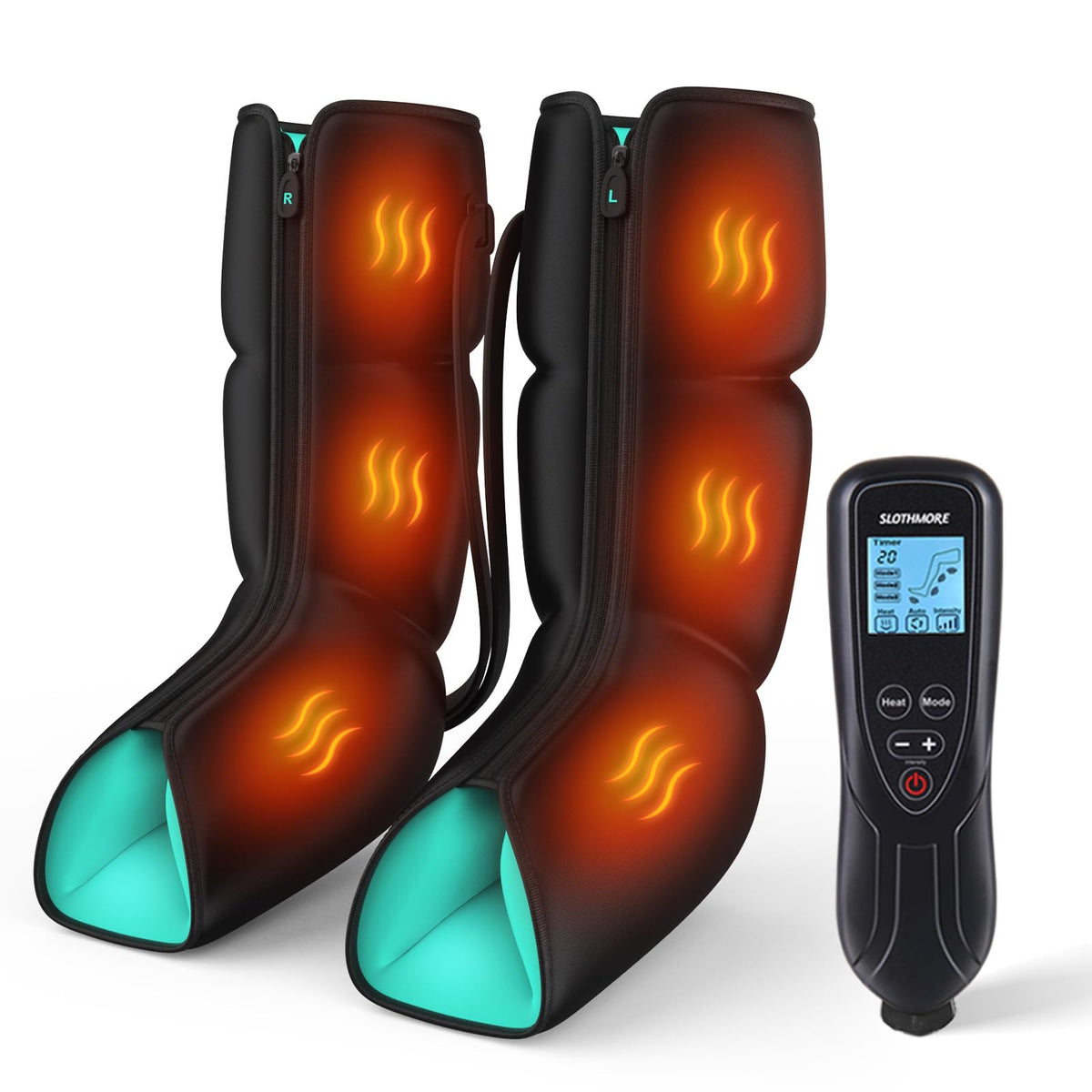 Air Compression Leg Massager with Heat W506