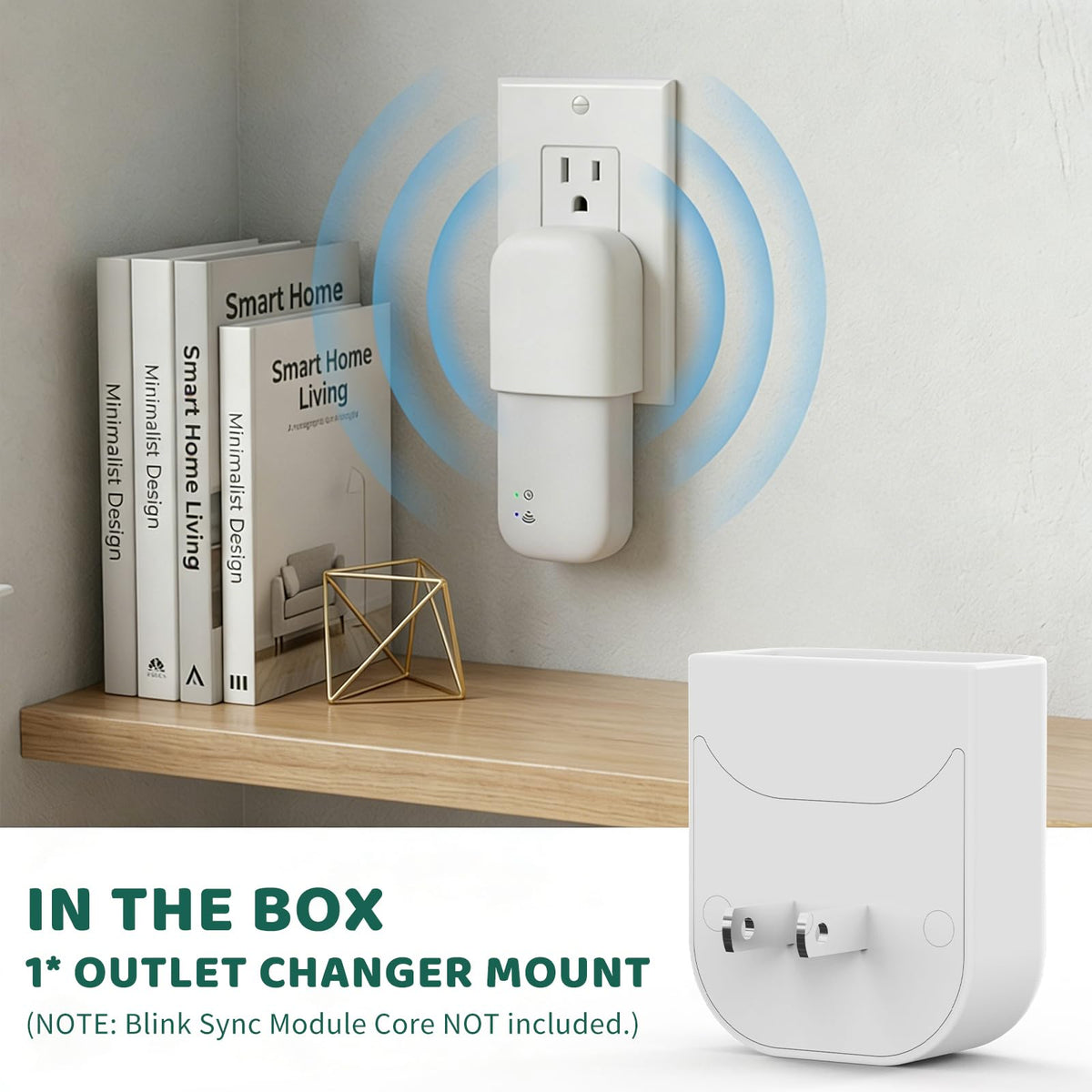 Wall Mount Bracket with Built-in Plug Q251