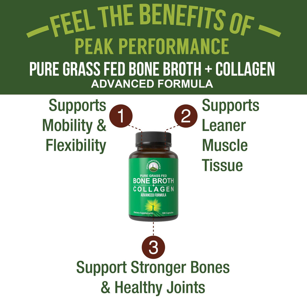 Bone Broth Collagen Capsules Supplement M895