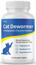 Dewormer Chewables for Cats and Kittens, 25 Chews L500