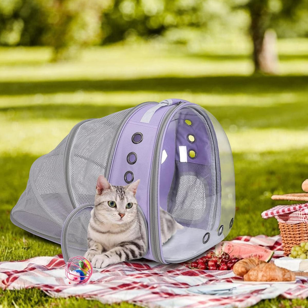 Expandable Cat Carrier Backpack with Bubble Window J808