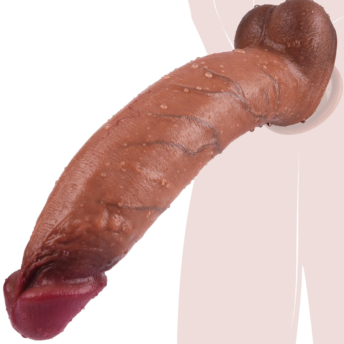 12 Inch Realistic Silicone Dildo H310