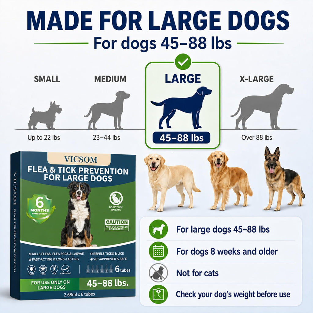 Flea and Tick Prevention for Large Dogs M476331