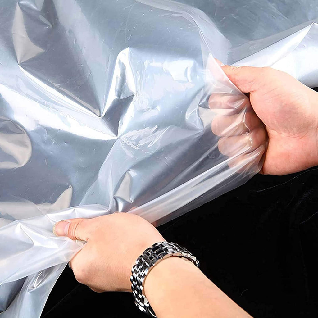 Heavy Duty Waterproof Clear 3x3ft Poly Tarp with Grommets H3912